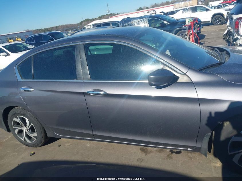 2017 Honda Accord Lx VIN: 1HGCR2F39HA166587 Lot: 43898801