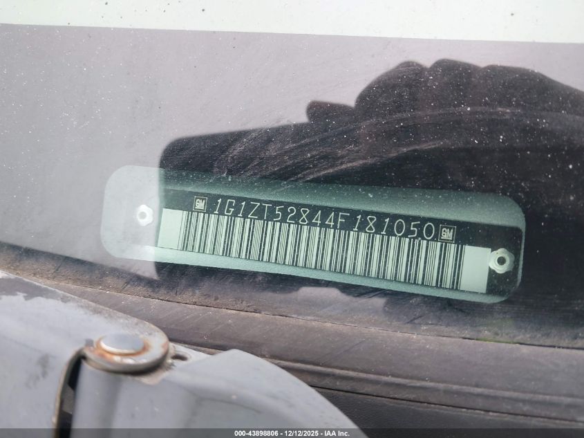 2004 Chevrolet Malibu Ls VIN: 1G1ZT52844F181050 Lot: 43898806