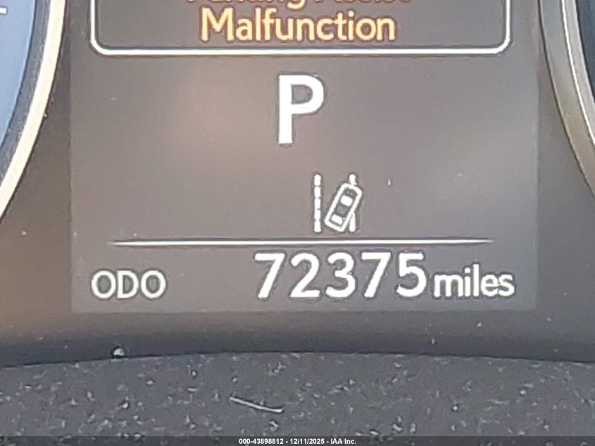 2017 Lexus Es 350 VIN: 58ABK1GGXHU044155 Lot: 43898812