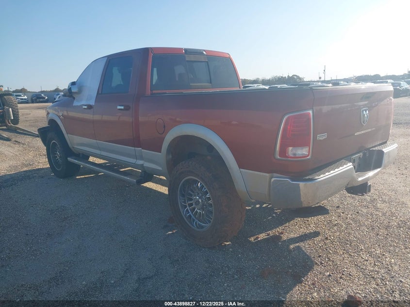 Vin: 3c6ur5fl2dg520862, lot: 44394385, ram 2500 laramie 20133