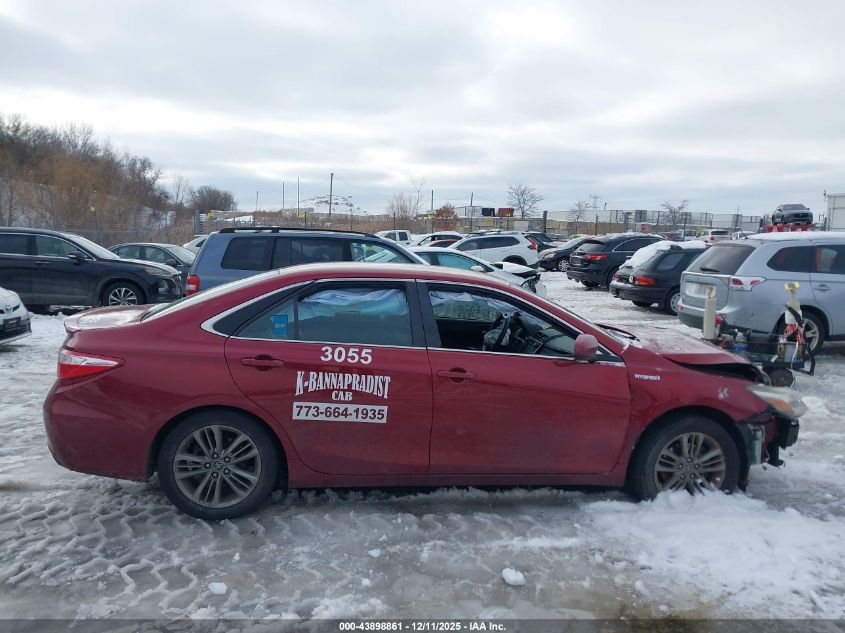 2015 Toyota Camry Hybrid Se VIN: 4T1BD1FKXFU171864 Lot: 43898861