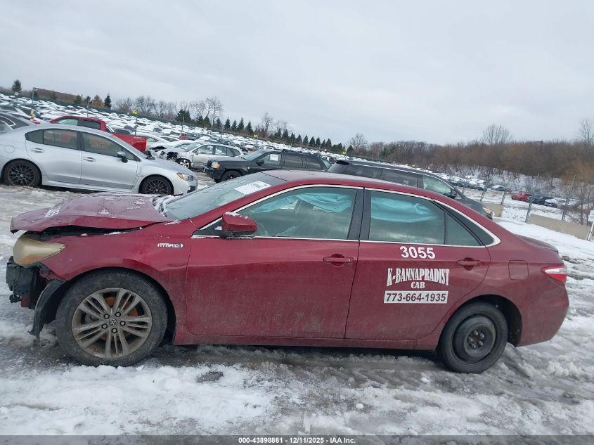 2015 Toyota Camry Hybrid Se VIN: 4T1BD1FKXFU171864 Lot: 43898861