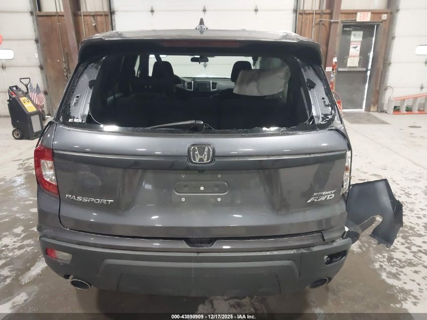 2020 Honda Passport Awd Sport VIN: 5FNYF8H21LB016283 Lot: 43898909