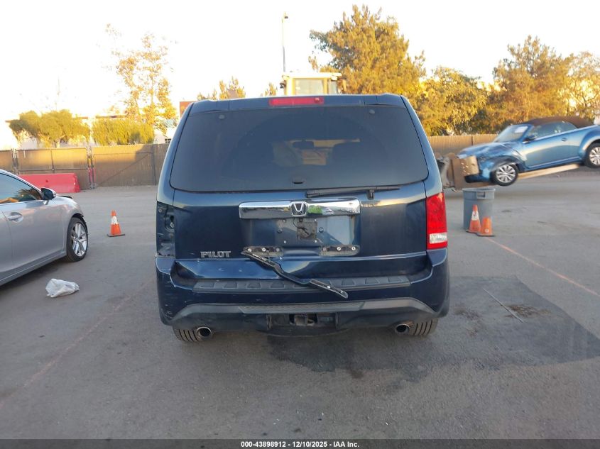 2012 Honda Pilot Ex VIN: 5FNYF3H44CB040050 Lot: 43898912