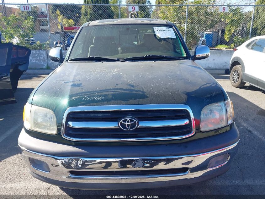 2001 Toyota Tundra Sr5 VIN: 5TBRN34191S209483 Lot: 43898936