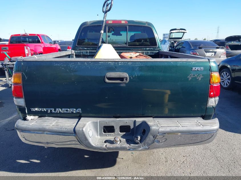 2001 Toyota Tundra Sr5 VIN: 5TBRN34191S209483 Lot: 43898936