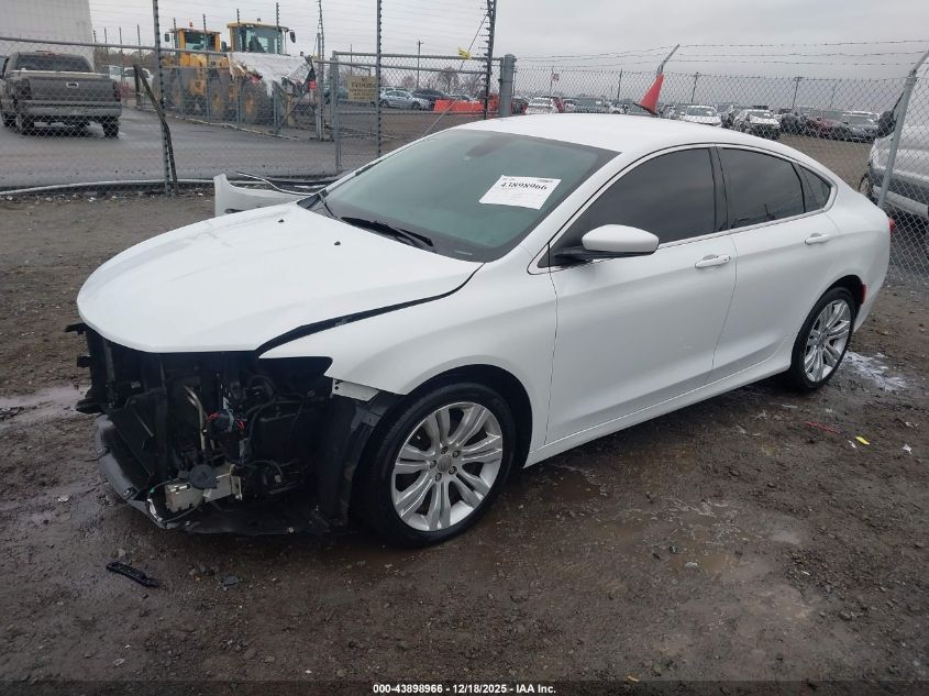 2015 Chrysler 200 Limited VIN: 1C3CCCAB1FN662854 Lot: 43898966