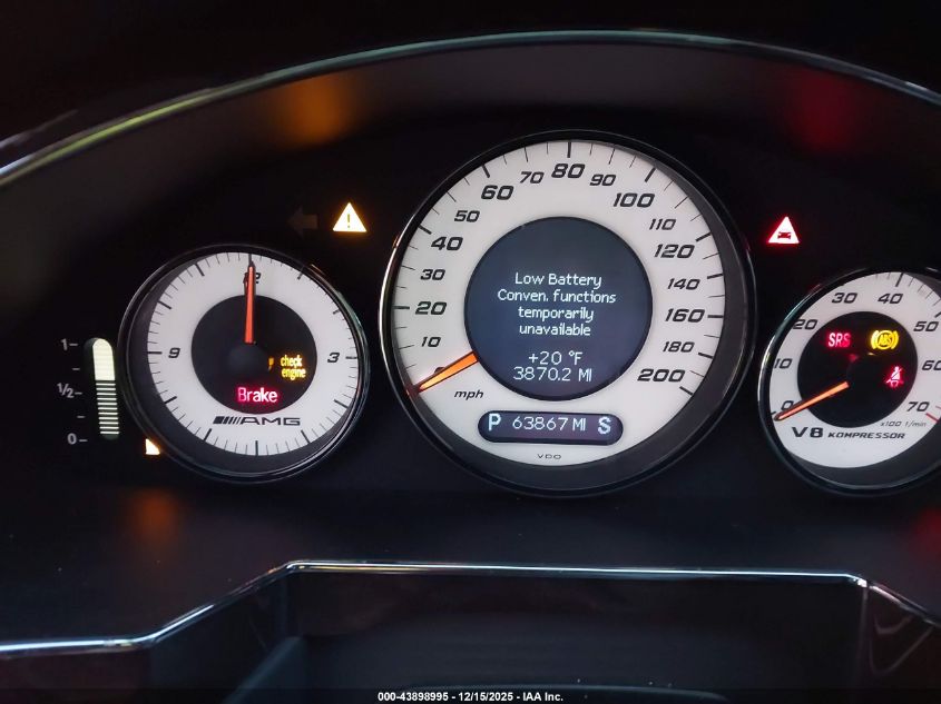 2006 Mercedes-Benz Cls 55 Amg VIN: WDDDJ76X66A072955 Lot: 43898995