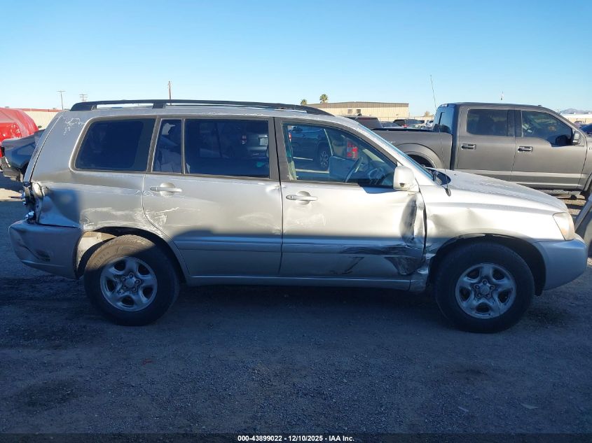 2005 Toyota Highlander VIN: JTEGD21A550124905 Lot: 43899022