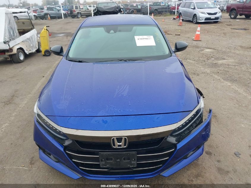 2021 Honda Accord Sport Special Edition VIN: 01HGCV1F45MA01142 Lot: 43899027