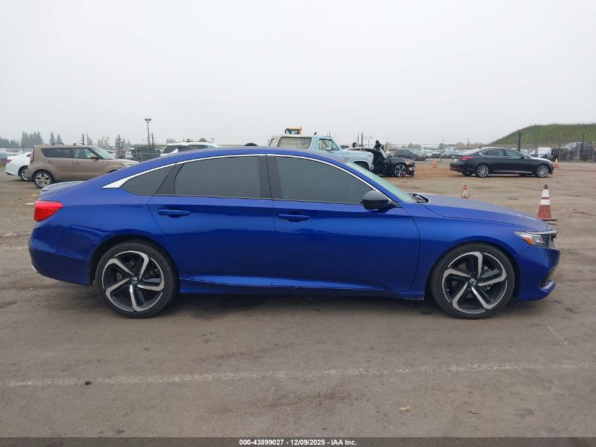 2021 Honda Accord Sport Special Edition VIN: 01HGCV1F45MA01142 Lot: 43899027