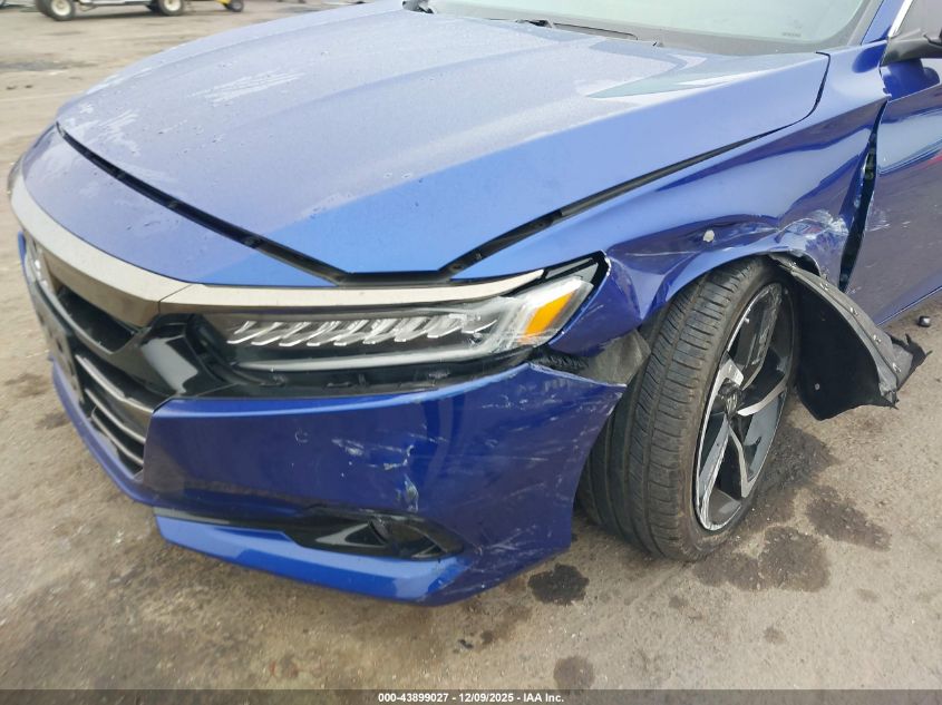 2021 Honda Accord Sport Special Edition VIN: 01HGCV1F45MA01142 Lot: 43899027