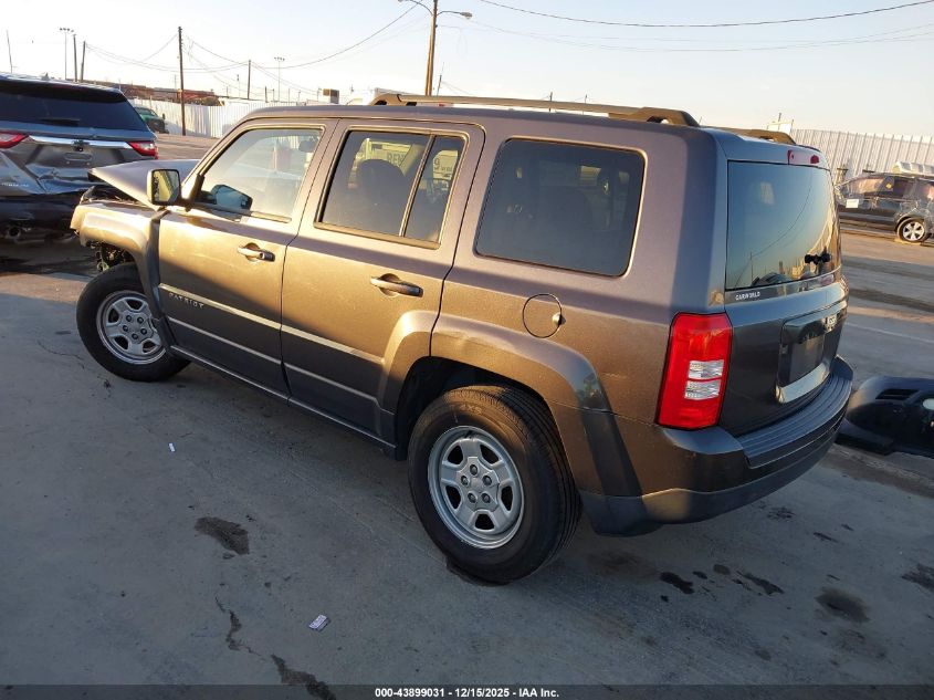 2015 Jeep Patriot Sport VIN: 1C4NJPBA9FD129731 Lot: 43899031