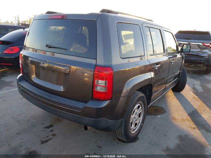 2015 Jeep Patriot Sport VIN: 1C4NJPBA9FD129731 Lot: 43899031