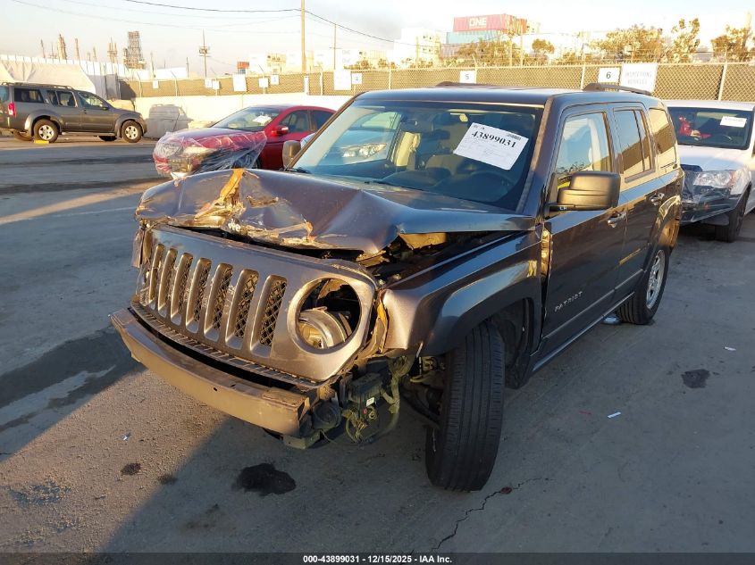 2015 Jeep Patriot Sport VIN: 1C4NJPBA9FD129731 Lot: 43899031