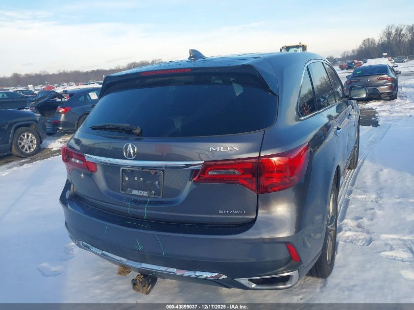 2017 Acura Mdx Technology Package VIN: 5FRYD4H58HB013847 Lot: 43899037