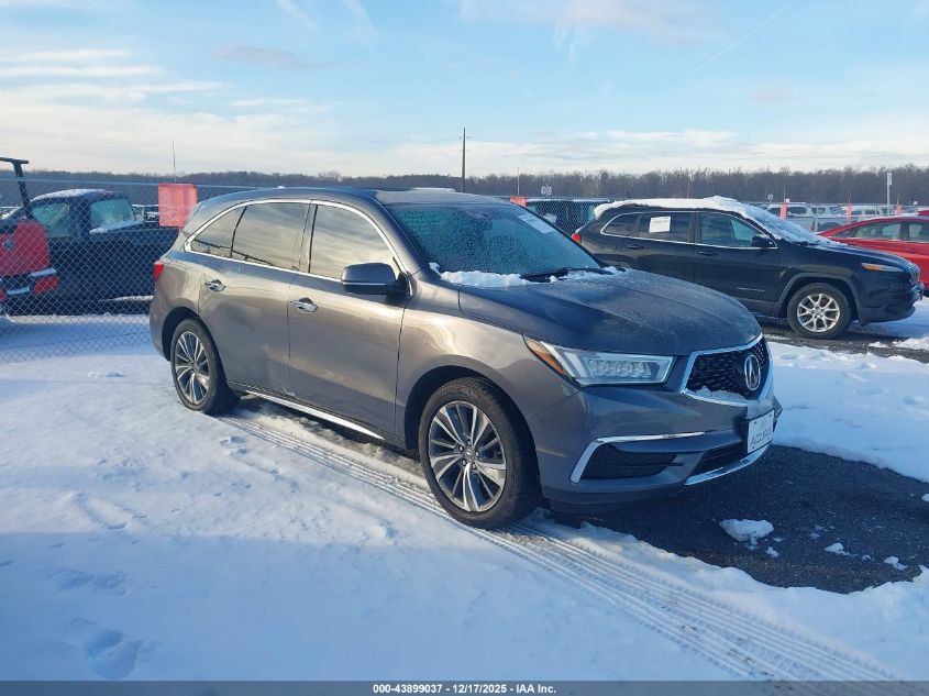 2017 Acura Mdx Technology Package VIN: 5FRYD4H58HB013847 Lot: 43899037