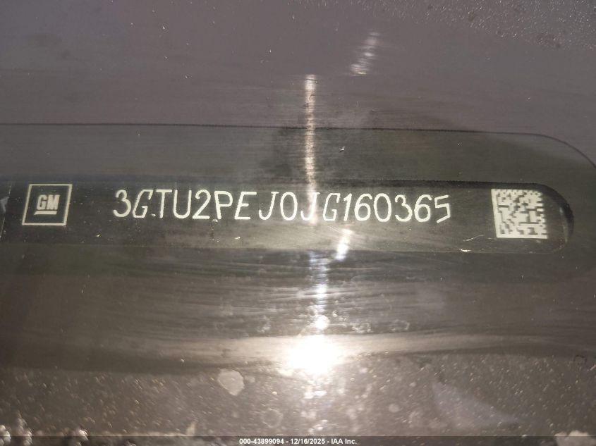 2018 GMC Sierra 1500 Denali VIN: 3GTU2PEJ0JG160365 Lot: 43899094