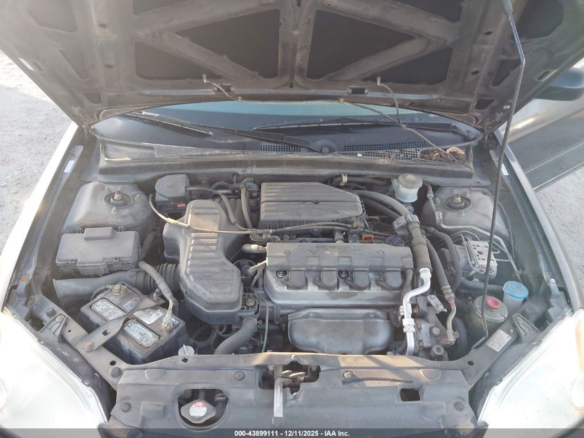 2002 Honda Civic Ex VIN: 1HGES26762L058939 Lot: 43899111