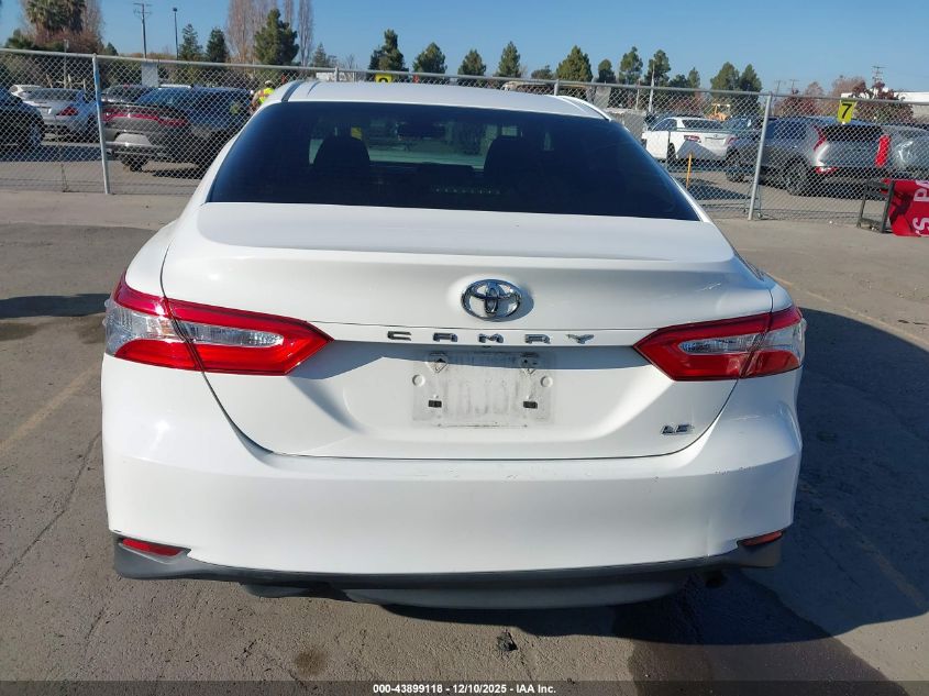 2018 Toyota Camry Le VIN: JTNB11HK1J3044487 Lot: 43899118