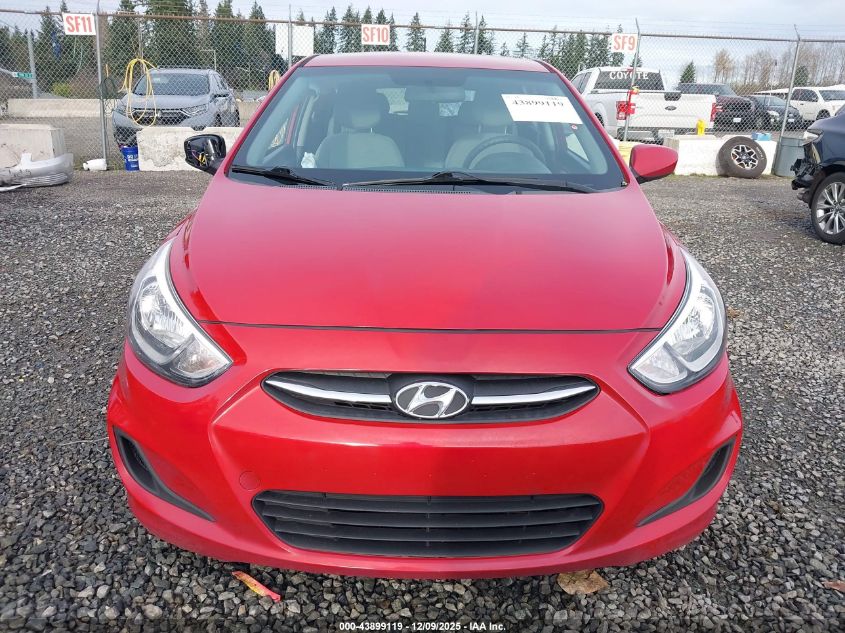2016 Hyundai Accent Se VIN: KMHCT5AE0GU240109 Lot: 43899119