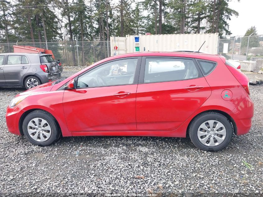 2016 Hyundai Accent Se VIN: KMHCT5AE0GU240109 Lot: 43899119