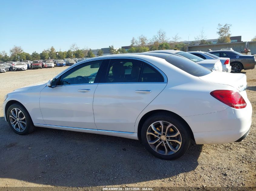 2015 Mercedes-Benz C 300 4Matic VIN: 55SWF4KB1FU039770 Lot: 43899124