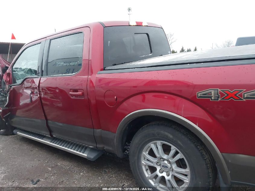 2015 Ford F-150 Lariat VIN: 1FTEW1EG8FFA86244 Lot: 43899170