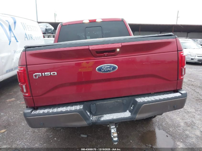 2015 Ford F-150 Lariat VIN: 1FTEW1EG8FFA86244 Lot: 43899170