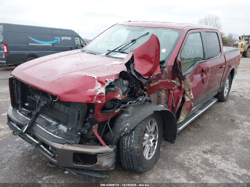 2015 Ford F-150 Lariat VIN: 1FTEW1EG8FFA86244 Lot: 43899170