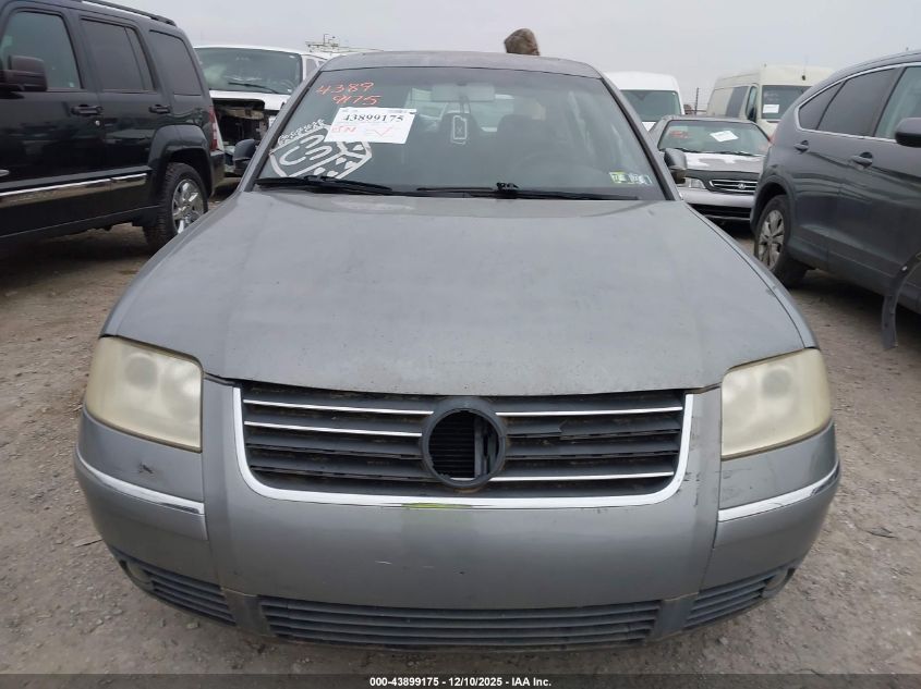 2004 Volkswagen Passat Gls VIN: WVWPD63B34P009517 Lot: 43899175