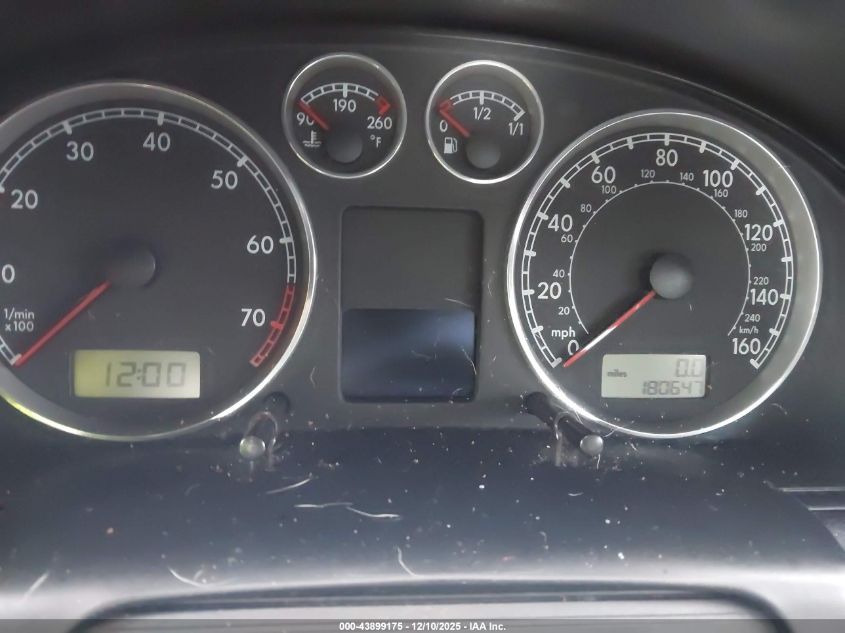 2004 Volkswagen Passat Gls VIN: WVWPD63B34P009517 Lot: 43899175