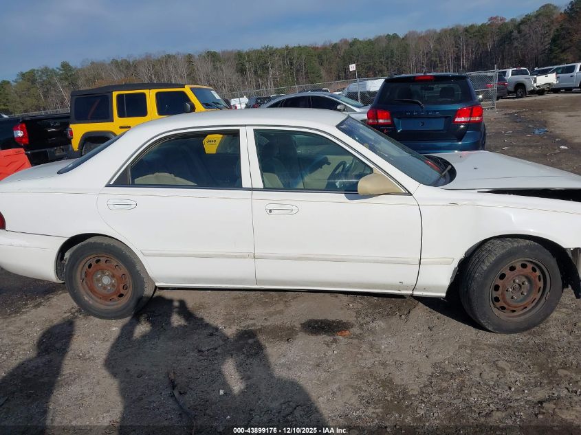 2001 Mazda 626 Es/Lx VIN: 1YVGF22C015213836 Lot: 43899176