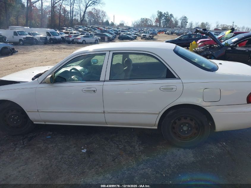 2001 Mazda 626 Es/Lx VIN: 1YVGF22C015213836 Lot: 43899176