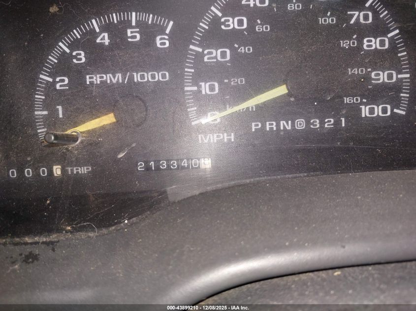 1997 Chevrolet C3500 Hd Fleetside VIN: 1GCHC39J9VF011493 Lot: 43899210