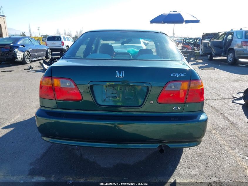 1999 Honda Civic Ex VIN: 2HGEJ8648XH525522 Lot: 43899273