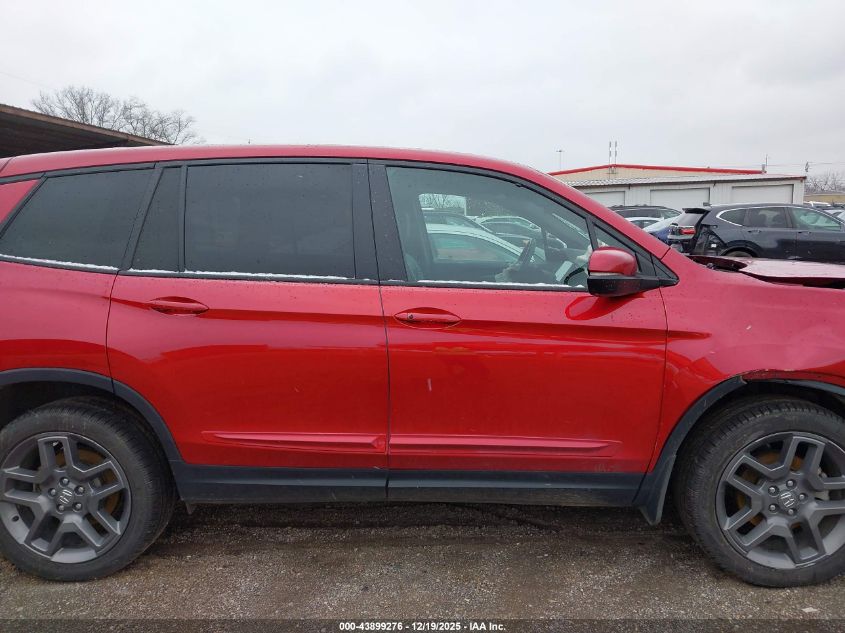 2023 Honda Passport Awd Ex-L VIN: 5FNYF8H55PB000586 Lot: 43899276