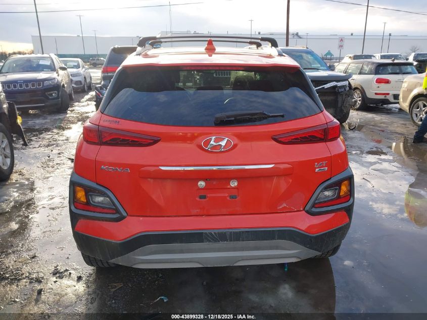 2019 Hyundai Kona Limited VIN: KM8K3CA51KU364107 Lot: 43899328