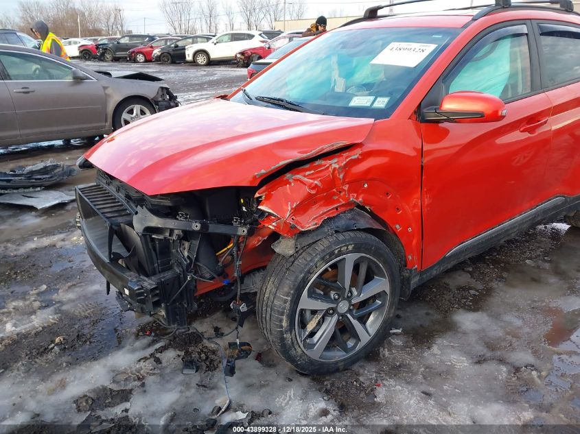 2019 Hyundai Kona Limited VIN: KM8K3CA51KU364107 Lot: 43899328