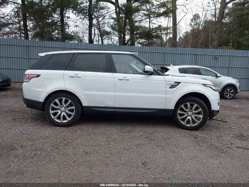 2015 Land Rover Range Rover Sport 3.0L V6 Supercharged Hse VIN: SALWR2VF4FA610682 Lot: 43899334