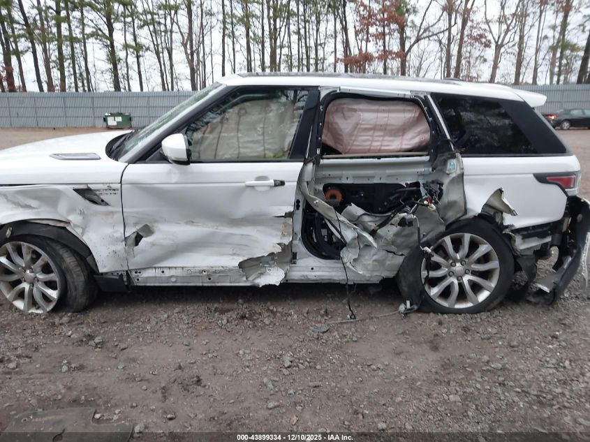 2015 Land Rover Range Rover Sport 3.0L V6 Supercharged Hse VIN: SALWR2VF4FA610682 Lot: 43899334