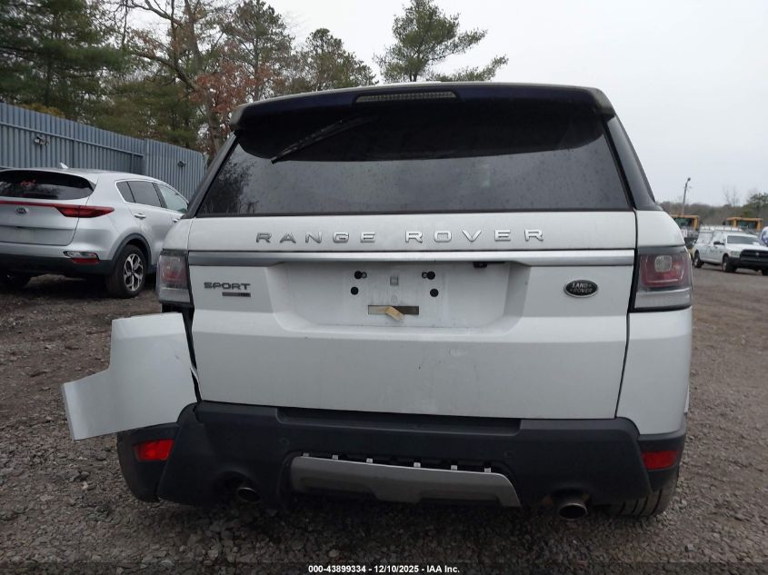 2015 Land Rover Range Rover Sport 3.0L V6 Supercharged Hse VIN: SALWR2VF4FA610682 Lot: 43899334