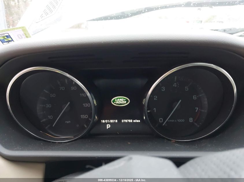 2015 Land Rover Range Rover Sport 3.0L V6 Supercharged Hse VIN: SALWR2VF4FA610682 Lot: 43899334