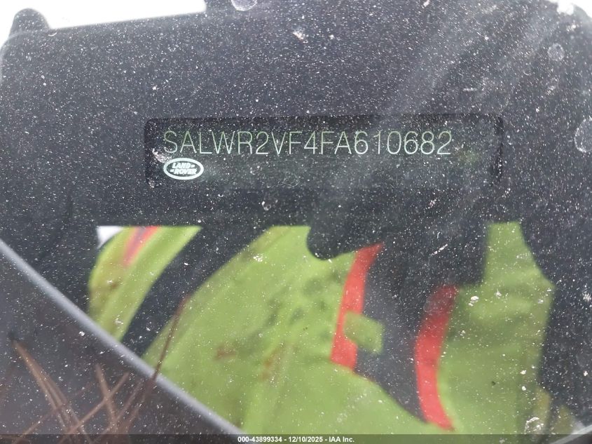 2015 Land Rover Range Rover Sport 3.0L V6 Supercharged Hse VIN: SALWR2VF4FA610682 Lot: 43899334