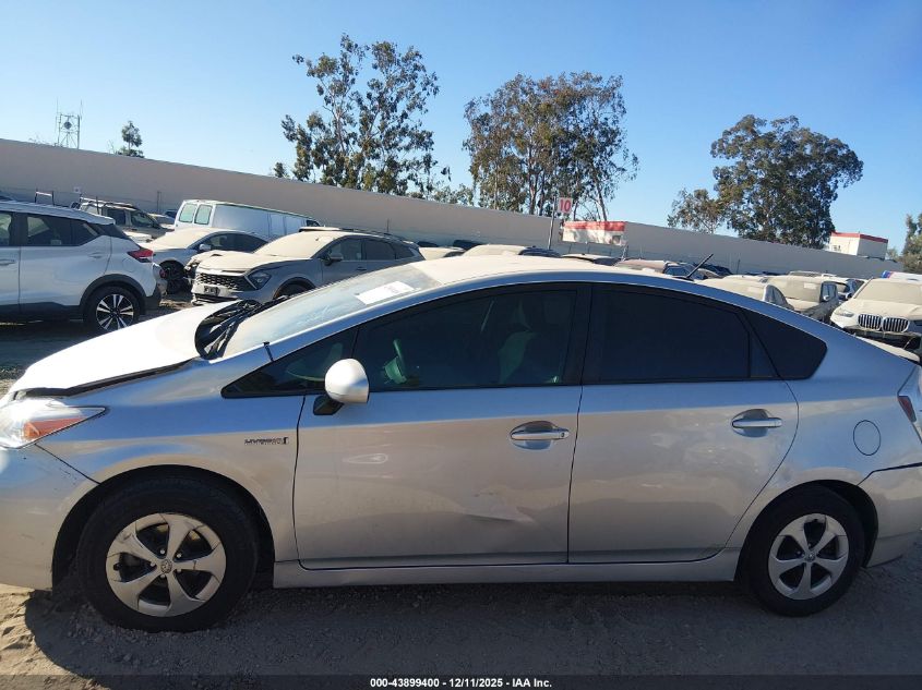 2013 Toyota Prius Three VIN: JTDKN3DU4D5585358 Lot: 43899400