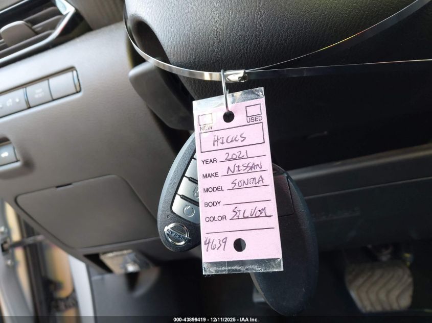 2021 Nissan Sentra Sv Xtronic Cvt VIN: 3N1AB8CV2MY250777 Lot: 43899419