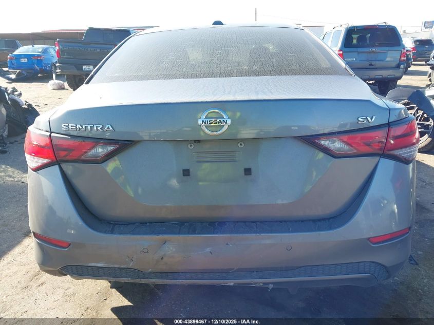 2020 Nissan Sentra Sv Xtronic Cvt VIN: 3N1AB8CV2LY261115 Lot: 43899467