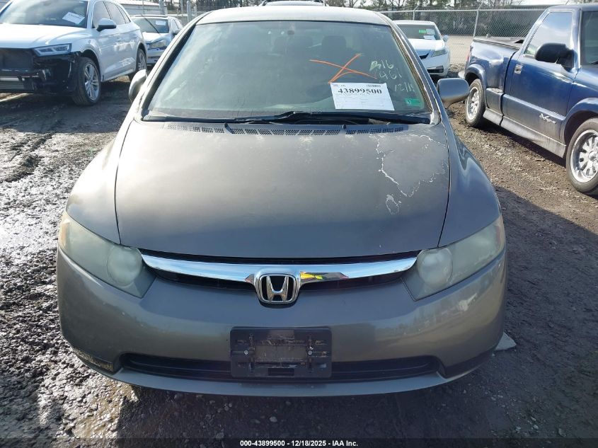 2007 Honda Civic Lx VIN: 2HGFA16547H316461 Lot: 43899500