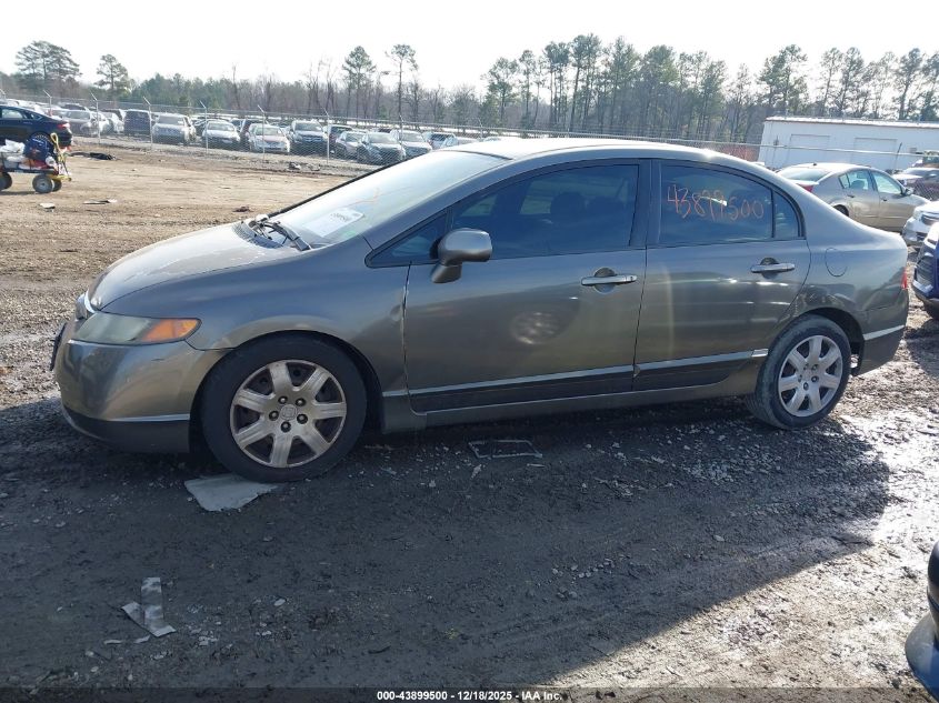 2007 Honda Civic Lx VIN: 2HGFA16547H316461 Lot: 43899500
