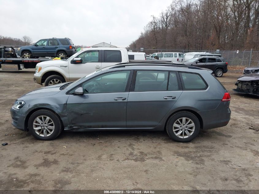 2015 Volkswagen Golf Sportwagen Tsi S 4-Door VIN: 3VWC17AU1FM502734 Lot: 43899513